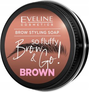 EVELINE_Brow &amp; Go! mydło do stylizacji brwi Brown 25g 1