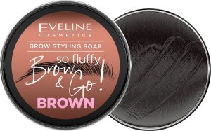 EVELINE_Brow &amp; Go! mydło do stylizacji brwi Brown 25g 2