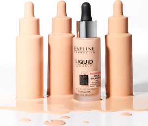 EVELINE_Liquid Control HD Mattifying Drops Foundation matujący podkład do twarzy 003 Ivory Beige 32ml 2
