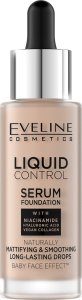 EVELINE_Liquid Control HD Mattifying Drops Foundation matujący podkład do twarzy 003 Ivory Beige 32ml 3