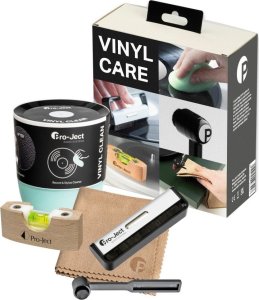 Pro-Ject Audio Systems Pro-Ject Vinyl Care Set - Kompleksowy zestaw do czyszczenia płyt winylowych  - Brush It + Clean It + Vinyl Clean + level it + cloth it 1