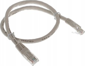 PATCHCORD U/UTP KAT.6 0,5m SZARY 1