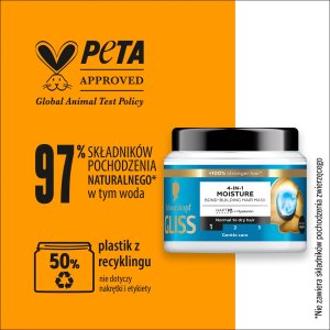 GLISS_Trt Aqua Revive wzmacniająca maska do włosów 4w1 Moisture 400ml 5