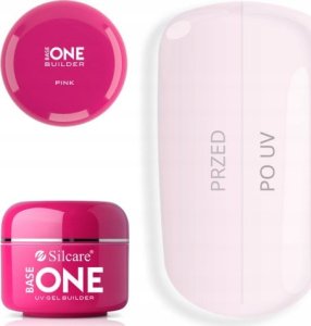 SILCARE_Base One UV Gel Builder żel budujący do paznokci Pink 15g 1