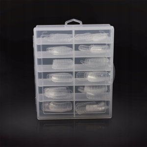 SILCARE_Clear Dual formy do akrylożelu 100szt. 2