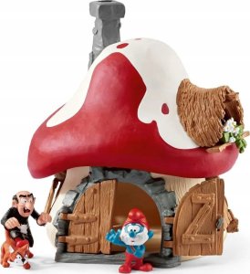 Schleich Schleich The Smurfs Smurf house with 2 figures, play building 1