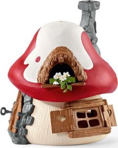 Schleich Smerfy Domek Smerfów z figurką Papy Smerfa i Gargamela (20803) 3