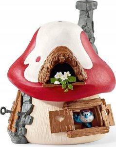 Schleich Smerfy Domek Smerfów z figurką Papy Smerfa i Gargamela (20803) 7