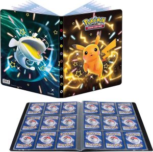 Pokemon ALBUM PIKACHU NA KARTY POKEMON Klaser Paldean Fates do kart A4 ORYGINALNY 1