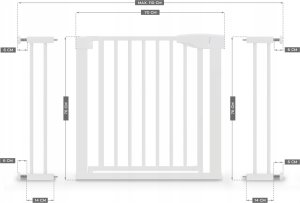 Barierka Zabezpieczająca Rozporowa Dla Dzieci Tulano Guardian 3.5 9