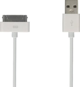 Kabel USB Kabel - Usb Na 30 Pin - Iphone 4G/4S 1 Metr Biały 1