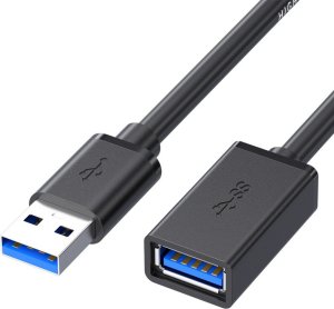 Kabel USB Kabel Przedłużacz - Usb Na Usb 3.0 - 3 Metry Czarny 1