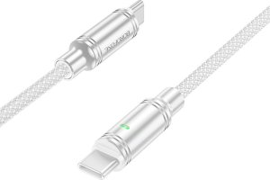 Kabel USB Borofone Kabel Bu40 Advantage - Typ C Na Typ C - 60W 3A 1,2 Metra Szary 1