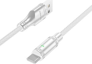 Kabel USB Borofone Kabel Bu40 Advantage - Usb Na Typ C - 3A 1,2 Metra Szary 1