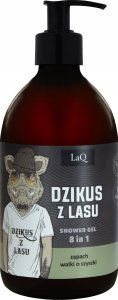 LAQ_Dzikus z Lasu Czarny Mat żel pod prysznic 500ml 1