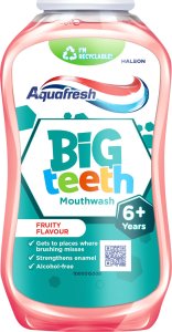 AQUAFRESH_Big Teeth Moutwash płyn do płukania jamy ustnej dla dzieci Mint 300ml 2