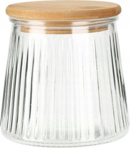 Excellent Houseware Słoik z bambusową pokrywką, szczelne zamknięcie 1