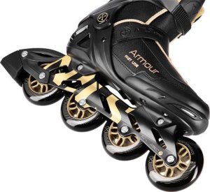 Rolki Łyżworolki Armour Nils Extreme NA22151 czarno-złote rozmiar 44 5