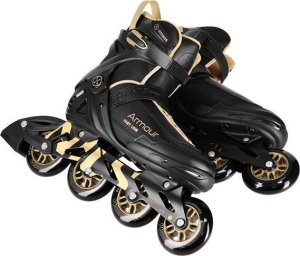Rolki Łyżworolki Armour Nils Extreme NA22151 czarno-złote rozmiar 44 7