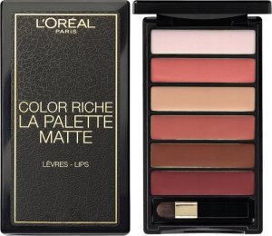 L’Oreal Paris Set L'Oreal Paris: Color Riche La Palette Matte, Lip Palette, Nude, 6 g + Color Riche Le Vernis, Nail Polish, 961, Silky Fawn, 5 ml For Women 3