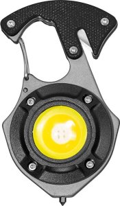 Latarka Latarka Mini Led Breloczek W5143 Typ C Z 2 Bitami Czarna 1