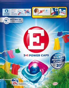 E_Power Caps kapsułki do prania kolorowych i ciemnych tkanin 24szt. 2