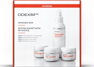 ODEXIM_SET Nużeniec płyn oczyszczający 150ml + krem do twarzy na rano 30ml + krem do twarzy na dzień 30ml + pasta na noc 30ml 1