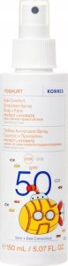 KORRES_Yoghurt Kids Comfort Sunscreen Spray emulsja do opalania z filtrem SPF50 dla dzieci 150ml 1