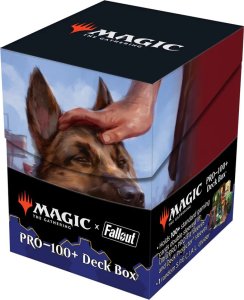Ultra Pro Pudełko na talię Commander karty MtG gra Magic the Gathering Fallout Dogmeat, Ever Loyal 1