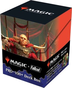 Ultra Pro Pudełko na talię Commander karty MtG gra Magic the Gathering Fallout Caesar, Legions Emperor 1