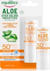 EQUILIBRA_Aloe Solare sztyft przeciwsłoneczny SPF50+ UVA/UVB 12ml 1