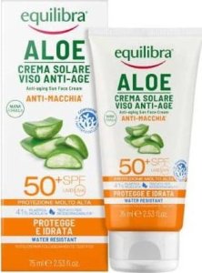 EQUILIBRA_Aloe krem do twarzy przeciwsłoneczny SPF 50+ UVA/UVB 75ml 1