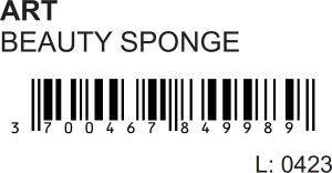 PIERRE RENE_Art Sponge gąbka do makijażu Granatowa 4