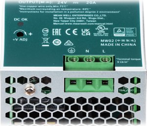 Zasilacz serwerowy Mean Well ZASILACZ IMPULSOWY SDR-480-24 MEAN WELL 3