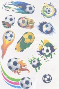 STICKERBOO TATUAZ FOOTBALL 100X175 S-BOO B/C 1/1000 2