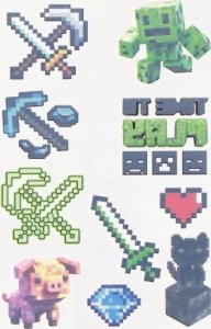 STICKERBOO TATUAZ PIXEL 100X175 S-BOO B/C 1/1000 2