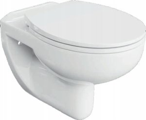 Miska WC CE-MW-102-RIM / JELLOW / GAMA CANARIA / MISKA WISZĄCA RIMLESS + DESKA POLIPROPYLEN TWARDA W-OP/ŁW / 1