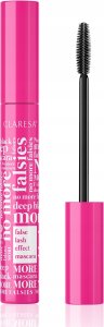 CLARESA_No More Falsies pogrubiający tusz do rzęs Mascara Efekt 10g 1