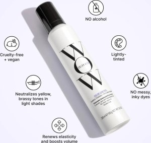 COLOR WOW_Color Control Purple fioletowa pianka tonizująca do włosów blond 200ml 4