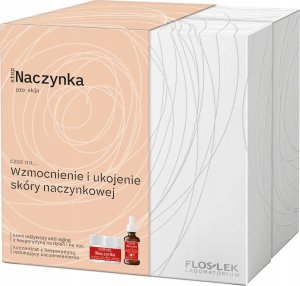 FLOSLEK_SET Stop Naczynka krem odżywczy do twarzy 50ml + koncentrat do twarzy redukujący przebarwienia 30ml 1