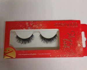 INTER-VION_Shine Look sztuczne rzęsy z brokatem 1 para 1