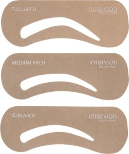 INTER-VION_Szablony do brwi Medium Arch 3szt. 2