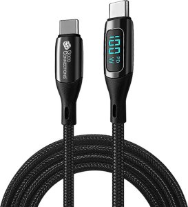 Kabel USB Roline USB-C - USB-C 1 m Grafitowy (2213-D010S) 2