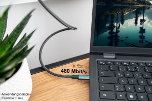 Kabel USB Digitus USB-C - USB-C 2 m Czarny (2240-CCT020A) 5