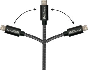 Kabel USB Good Connections USB-A - Lightning 0.5 m Czarny (2510-AL005S) 4