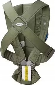 BabyBjorn BabyBjörn Baby nešioklė Mini Woven, Dark žalias 021040 2