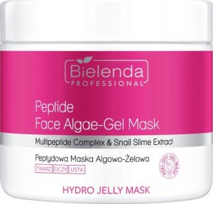 BIELENDA PROFESSIONAL_Hydro Jelly Mask przeciwzmarszczkowa maska algowo - żelowa z peptydami i śluzem ślimaka 190g 1