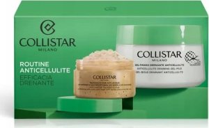 COLLISTAR_SET Routine AntiCellulite Efficacia Drenante Gel Fango Drenante Antycelulite drenujący żel błotny antycellulitowy 400ml + Talasso Scrub Anti-Acqua peelinig do ciała 150g 1