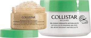 COLLISTAR_SET Routine AntiCellulite Efficacia Drenante Gel Fango Drenante Antycelulite drenujący żel błotny antycellulitowy 400ml + Talasso Scrub Anti-Acqua peelinig do ciała 150g 2