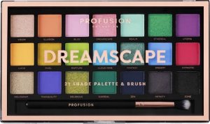 PROFUSION_Eyeshadow Palette paleta 21 cieni do powiek z pędzelkiem Dreamscape 1